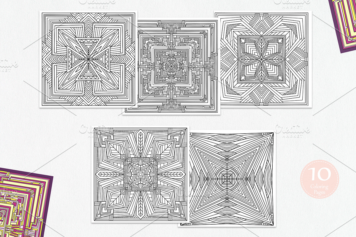 Square mandalas collection, a Brushes & More by dnapslvsk (Photo 4 of 5)
