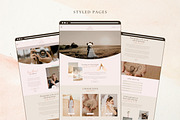 Wix Website Template - Photography, a Wix Template by Nes Design Co (Thumbnail 3 of 10)