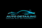 Auto Detailing Logo, Car Wash Logo, a Branding & Logo Template by Nahid Hasan Nilim (Thumbnail 2 of 7)