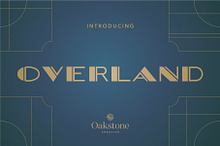 Overlander - Art Deco 1920s Font