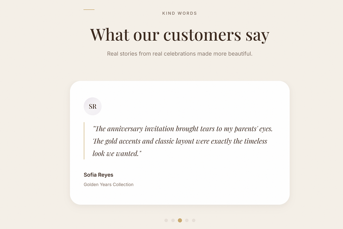 Occasion Atelier Celebration Website, a HTML Template by GeorgeMichel (Photo 5 of 10)