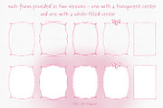 Watercolor Hand-Drawn Pink Frames, an Object Graphic by Solo Art Original (Thumbnail 5 of 14)