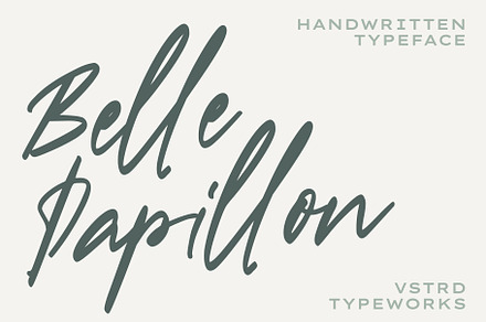 Belle Papillon - Handwritten Font