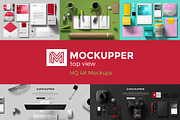 Mockupper Scene Generator topview 4K, a Packaging Mockup by Sentavio (Thumbnail 1 of 12)