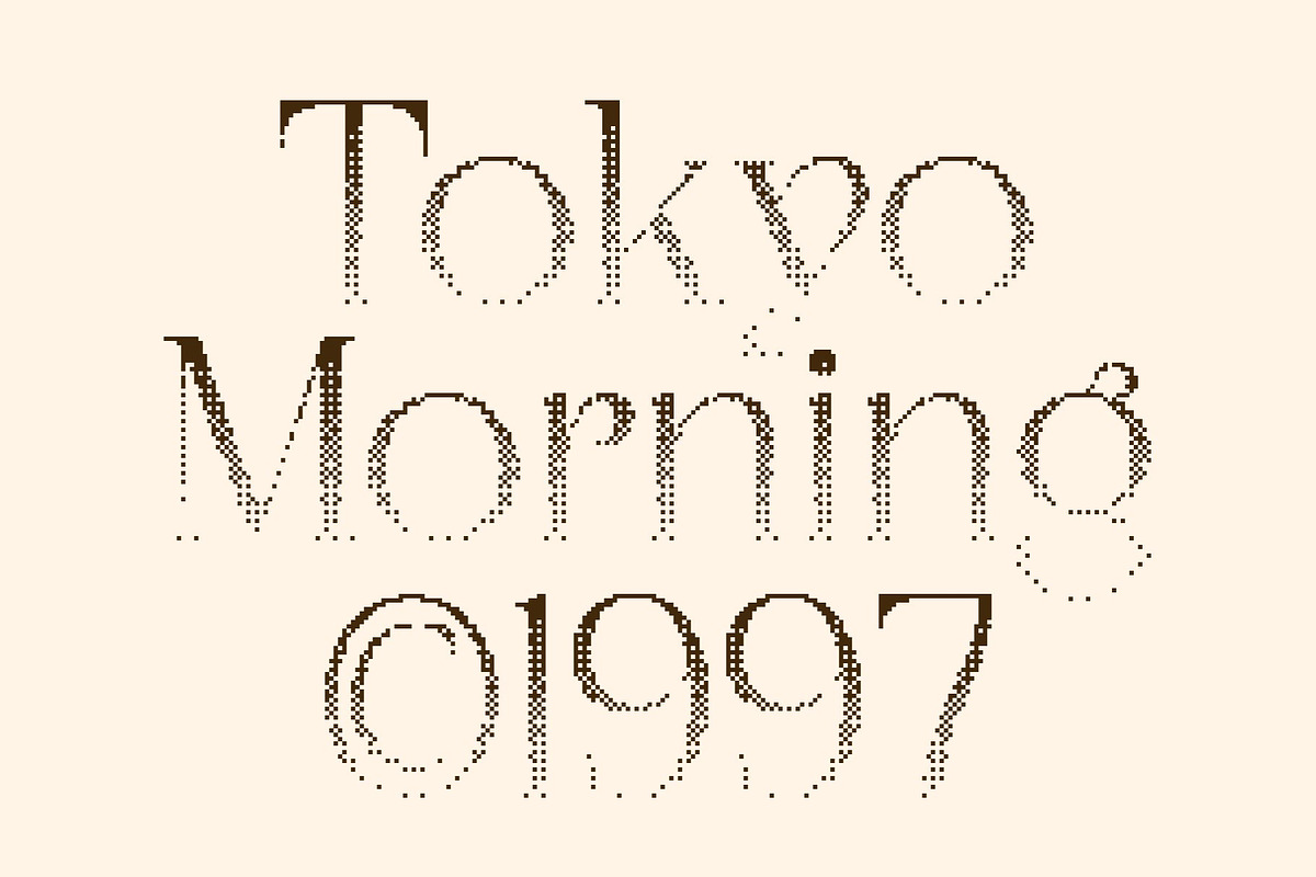 CS Asena Halfpixel, a Serif Font by Craft Supply Co. (Photo 5 of 8)