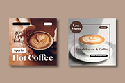 Coffee Sale Social Media Post, a Social Media Template by MightyDesign (Thumbnail 1 of 8)