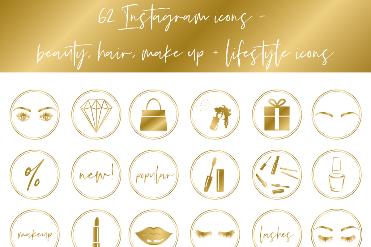 Instagram Story Highlight Icons 018, a Social Media Template by savanamm design (Photo 2 of 2)