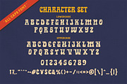 Star Vintage Font, a Sans Serif Font by HansCo Studio (Thumbnail 7 of 8)