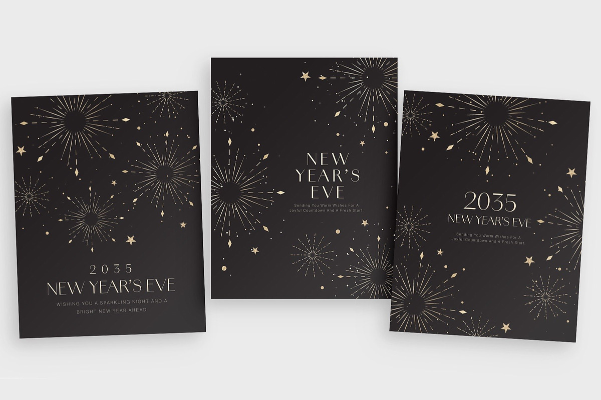 NYE New Years Eve Poster Flyer, a Flyer Template by BrandPacks (Photo 1 of 6)