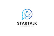 Logo Template- Startalk, a Branding & Logo Template by Figtivedesigns (Thumbnail 1 of 5)