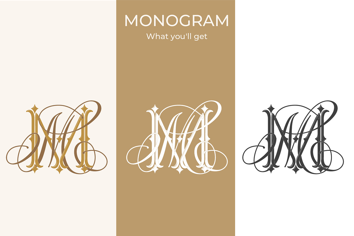 MM Wedding Monogram Logo, a Branding & Logo Template by LogoAV (Photo 3 of 6)