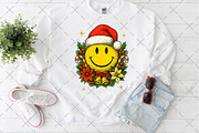 Christmas Smiley Face PNG, an Illustration by Craft Nest (Thumbnail 6 of 6)