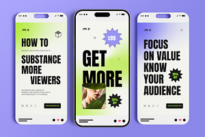 Social Media Story Template Pack, a Social Media Template by MightyDesign