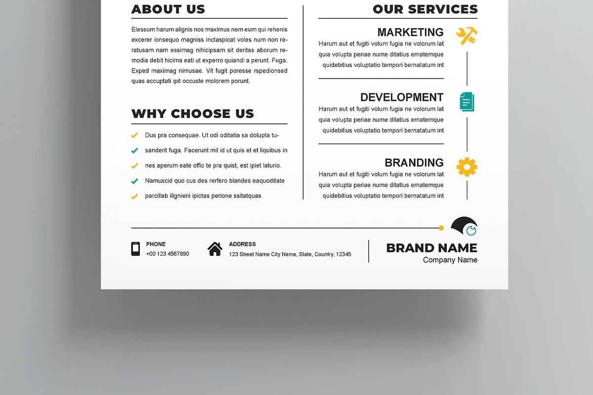 Business Flyer Template, a Flyer Template by MightyDesign (Photo 5 of 8)