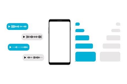 Mockup smartphone with template, an Object Illustration by Vector Creator