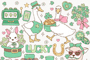 St. Patrick Animals Clipart Bundle, a Seasonal Illustration by TitaLivingArt (Thumbnail 2 of 10)