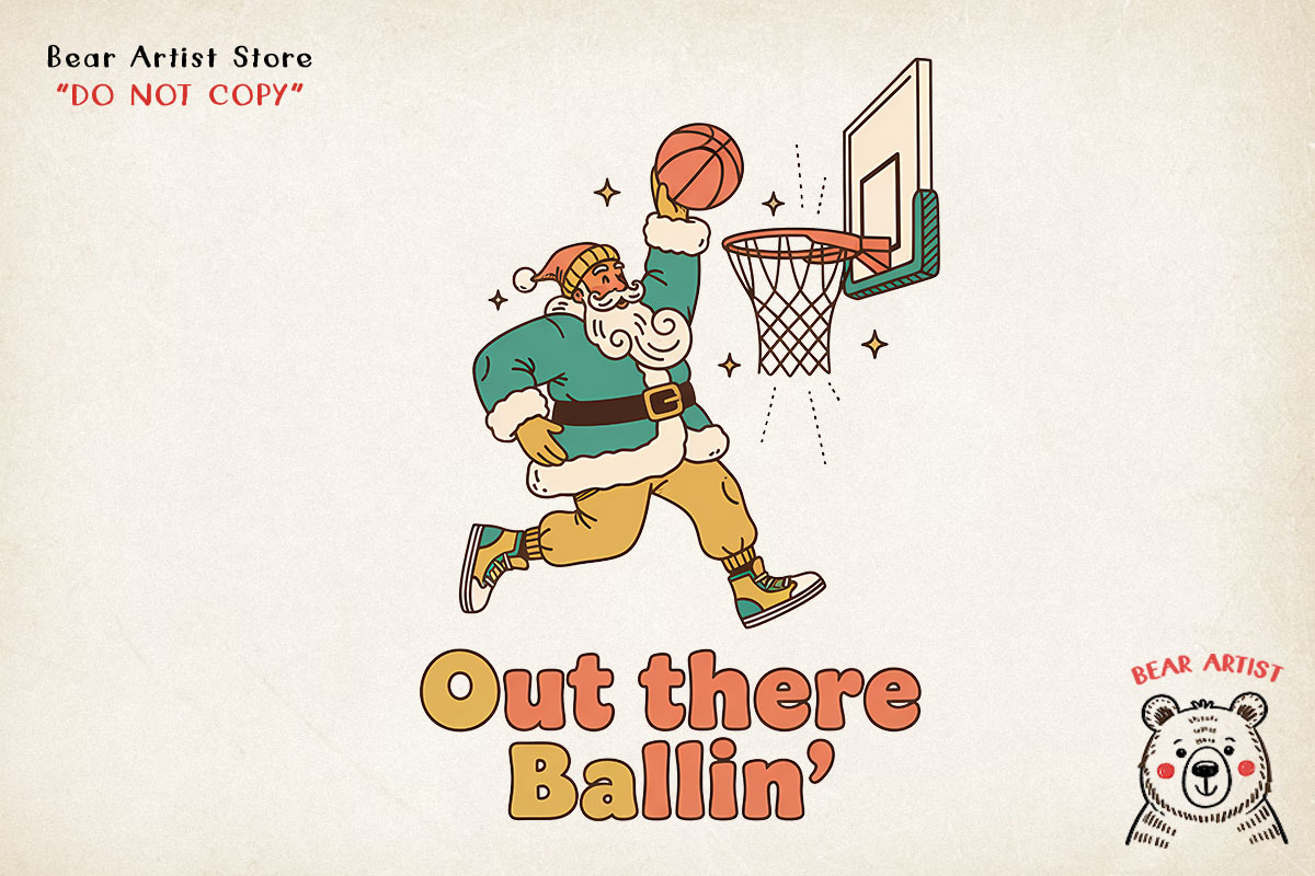 Cute Basketball Mom & Game Day, a Sport Illustration by GlitterCraft (Photo 62 of 101)