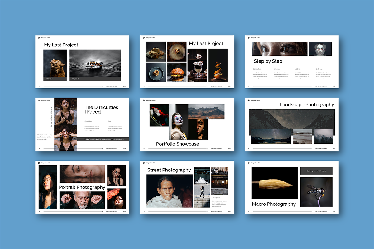 Photography Portfolio Keynote, a Presentation Template by VanillineGraph (Photo 3 of 4)