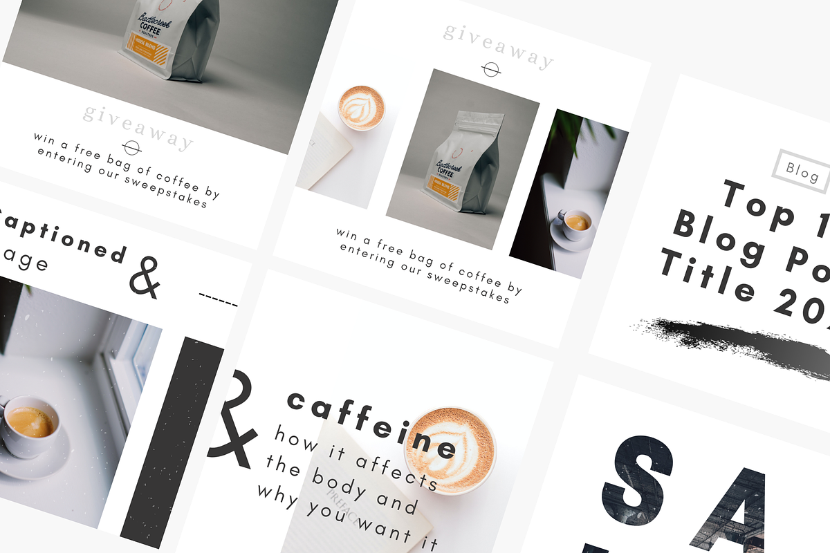 Modern & Minimal Instagram Templates, a Social Media Template by Minva Themes (Photo 2 of 3)