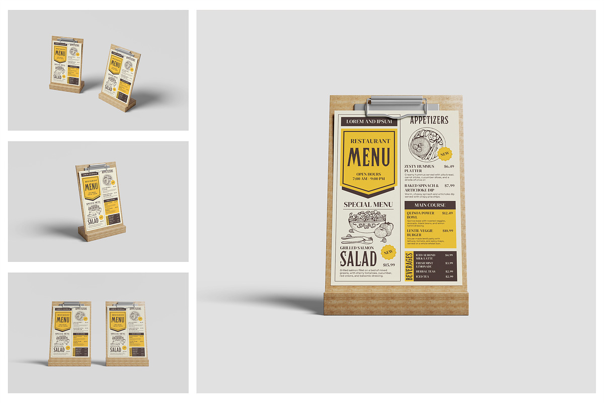 Stand Menu Mockup an Advertising - CzM6Ly9maWxlcy5jcmVhdGl2ZW1hcmtldC5jb20vaW1hZ2VzL3NjcmVlbnNob3RzL3Byb2R1Y3RzLzUzODkvNTM4OTUvNTM4OTU4ODUvMDAtby5qcGcjMTc1MjUwODQ1OA