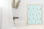Swimmers in the pool pattern, a Pattern Graphic by bigmomentsdesign (Thumbnail 12 of 13)