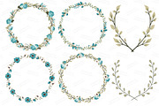 Wedding Floral Clipart & Vectors, an Illustration by Amanda Ilkov (Thumbnail 3 of 4)