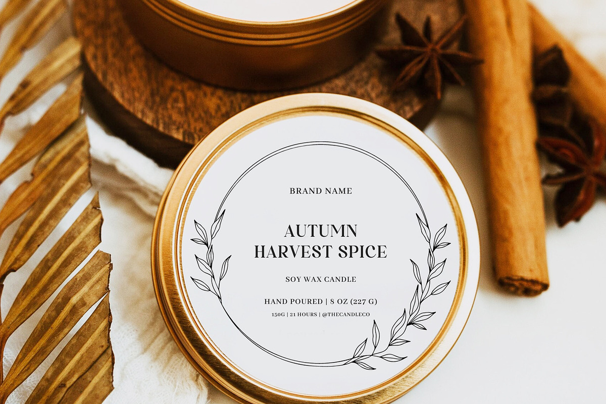 Royal Round Editable Product Label, a Stationery Template by AN Graphics (Photo 2 of 7)