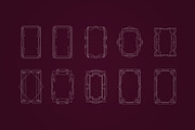 Art Deco Frames, Corners, Deviders, an Object Illustration by VP Fonts (Thumbnail 6 of 10)