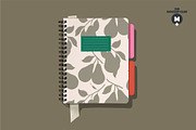 STATIONERY/NOTEBOOK MOCKUPS, a Books & Magazine Mockup by MCKP*ME (Thumbnail 2 of 14)