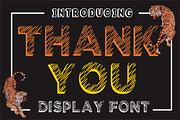 Tiger Wood, a Font by Fourteen Letter (Thumbnail 9 of 9)