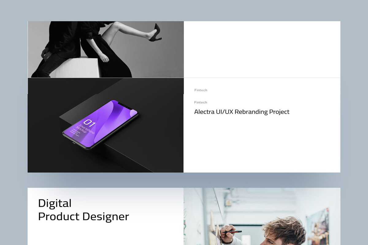 DesignPilot-Clean Portfolio Framer, a Landing Page Template by Digital_Fantasies (Photo 2 of 6)