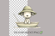 Fishing Watercolor Baby Shower, a Decorative Illustration by Nicole Branger Art (Thumbnail 4 of 21)