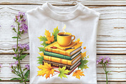 Watercolor Yellow & Green Autumn PNG, an Illustration by CraftArtStudio (Thumbnail 6 of 6)