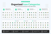 SaaS Dashboard Icons, an Outline Icon by vexper (Thumbnail 8 of 10)