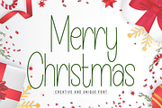 Merry Christmas | Script Font, a Script Font by Scratchones (Thumbnail 1 of 8)