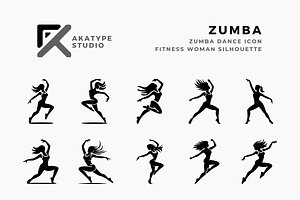 Zumba Icon Vector, an Icon by Akatype Studio