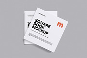 Square Book Mockup, a Books & Magazine Mockup by xavier_studio (Thumbnail 4 of 5)