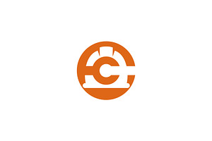 C construction helmet logo, a Branding & Logo Template by ZHR Creative