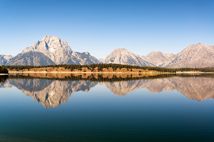 Beautiful Teton Range Reflection
