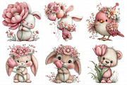 Whimsical Spring Animal Clipart, an Illustration by Daily.Designs (Thumbnail 6 of 8)
