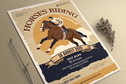 Horses Riding Flyer, a Flyer Template by Aarley Kaiven (Thumbnail 2 of 2)