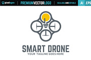 Smart Drone Logo, a Branding & Logo Template by pixelogan (Thumbnail 3 of 4)