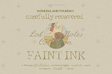 Handwritten Ink Pencil Texture Fonts