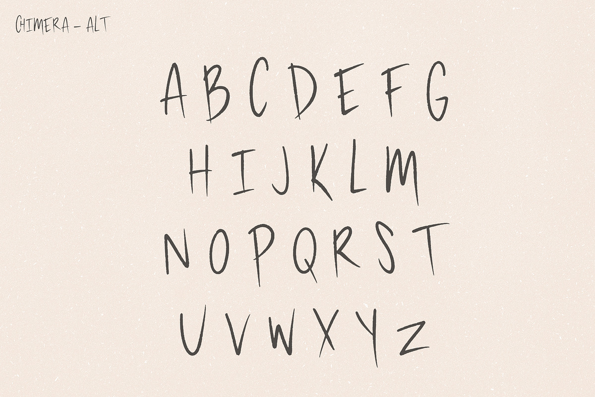 Chimera // A Carefree Font, a Script Font by Megs Lang (Photo 6 of 9)