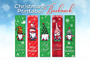 Christmas Gnome Printable Bookmark, a Stationery Template by Guavanaboy (Thumbnail 1 of 2)