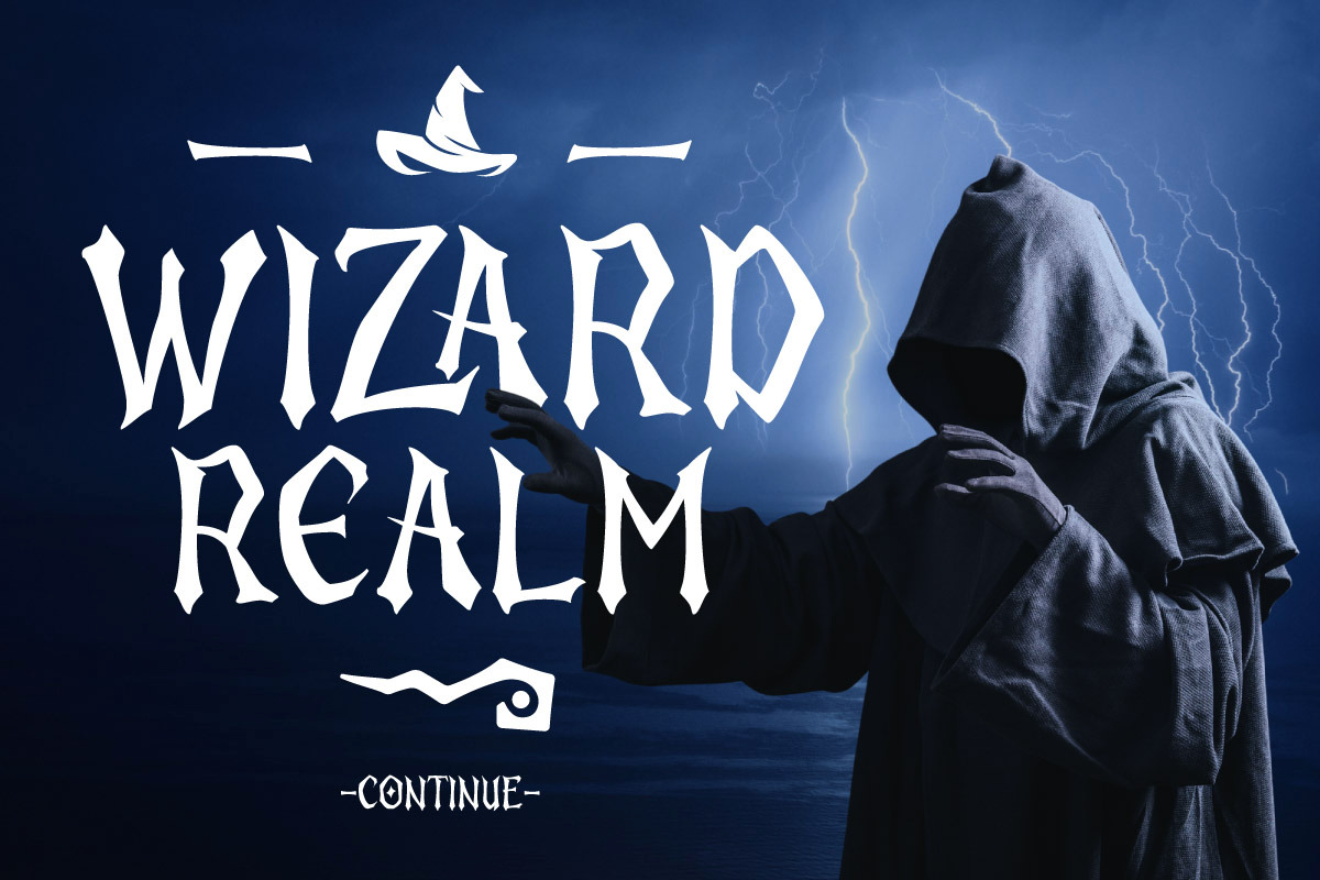 Gorck Helozat - Display Fantasy Font, a Serif Font by twinstd (Photo 3 of 8)