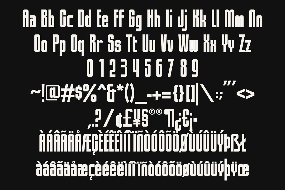 Hillbone - Condensed Display Font, a Sans Serif Font by Mockmenot (Photo 3 of 7)