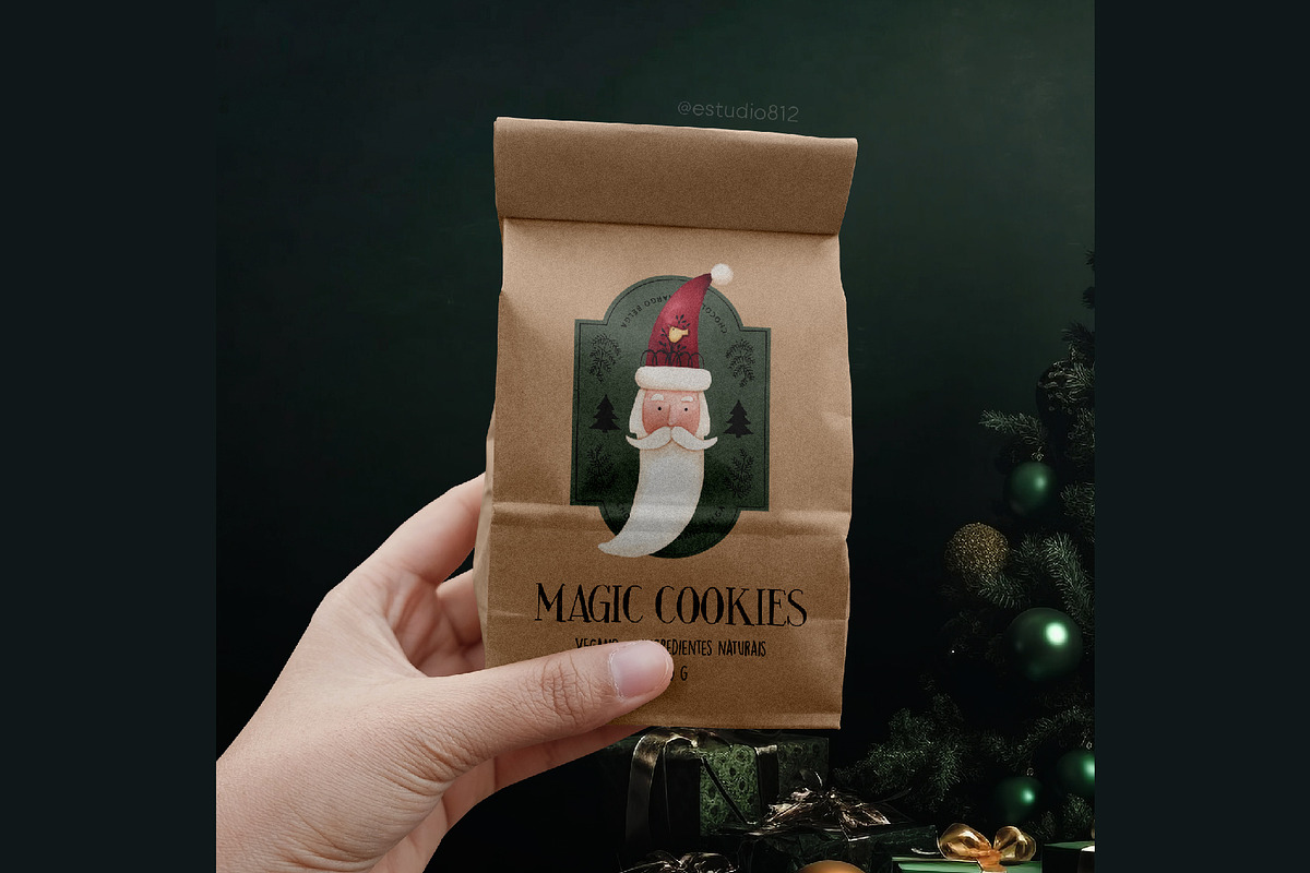 Christmas Village watercolor set, a Decorative Illustration by Estudio 812 (Photo 6 of 10)