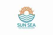 Sun and Sea Logo, a Branding & Logo Template by Brandlogo (Thumbnail 1 of 3)