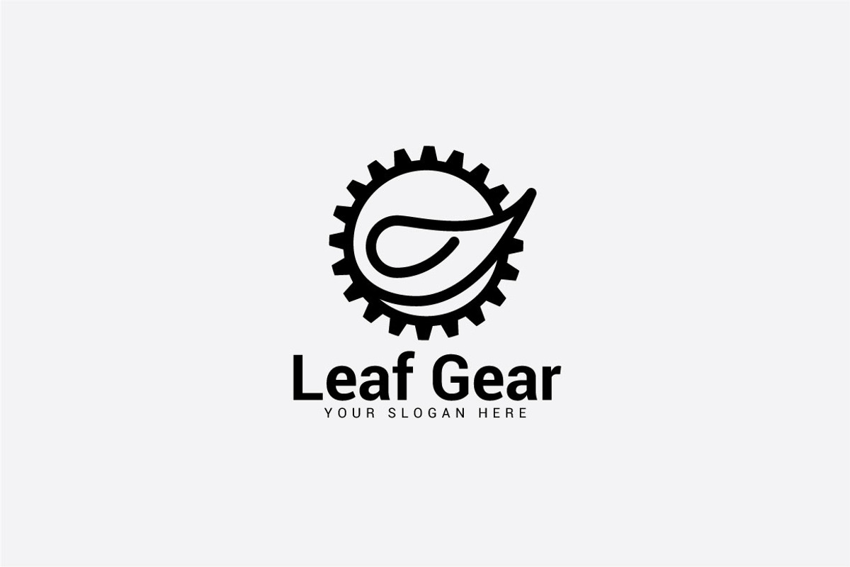 leaf gear logo, a Branding & Logo Template by shazi (Photo 2 of 3)